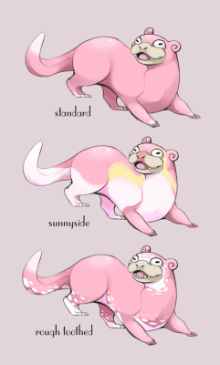 riskydoodles:pretty patterned slowpokes