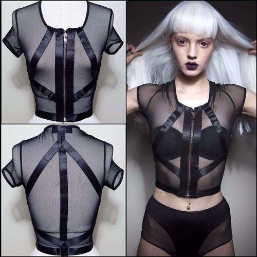 vomitus-creeper:  🚨NEW NEW NEW🚨 the new “Woodsprite” crop has JUST been launched on www.tealecoco.com 😱🙏💀✔️ LIMITED EDITION “Woodsprite” top is made from flexible but durable powermesh with detailing in satin finished stretch