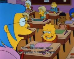 daddythedragon: The great part was this was Lisa reacting to a standardized test saying she’d be best as a homemaker. Once the system told her no matter what she did, she’d be nothing more than a wife and mother, she decided the system could shove