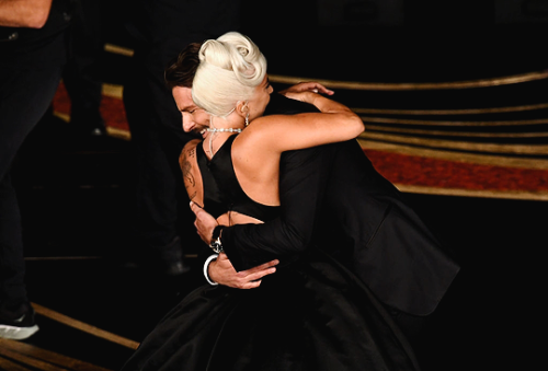 im-pikachu: Lady Gaga and Bradley Cooper performing “Shallow” onstage during the 91