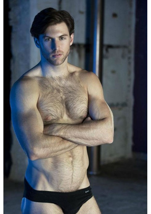 asicksickworld:  Hairy Hunk: Model Warren by Cody Kinsfather.