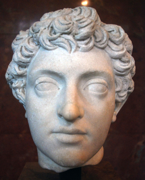 myglyptothek:Portrait of young Marcus Aurelius. C. 138 AD. Marble. Musée du Louvre, Paris. Inv. Mr 5