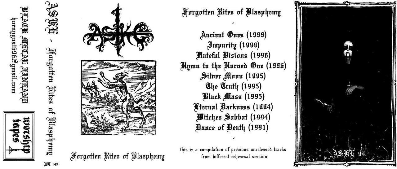 altar-ov-blood:  Aske - Forgotten Rites of Blasphemy (2017)