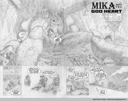 MIKA AND THE GOD HEART Pencils PreviewScript by Tim WestArt by Rafael Romeo MagatInked version publi
