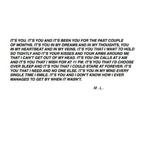 #MushyShit I still don’t know how we knew eachother so long and this all just started this year. I guess it was really all about timing. I’ve gotten to admire you in a different light and now I know.. it’s you.