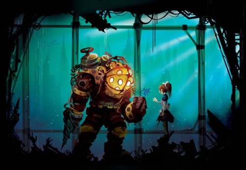 Throwback Thursday- Bioshocks big daddy. Never did get around to playing liberty. #bioshock #fathers