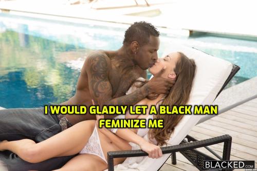 jennifer-slutcd: sissywithdarkdesires: Yes I would A black man did feminize me and I cant thank him 