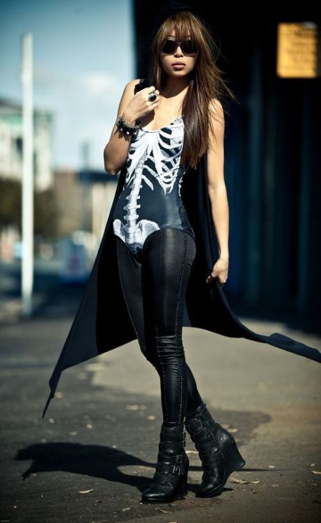 nevermind89:Black Milk Clothing bodysuit - Skullspiration.com on @weheartit.com - whrt.it/Yf4