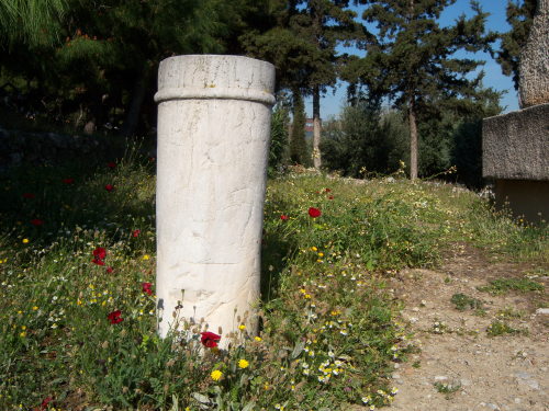 Kerameikos. Tombs, flowers and tortoises (seriously, there were a lot of tortoises in there). T