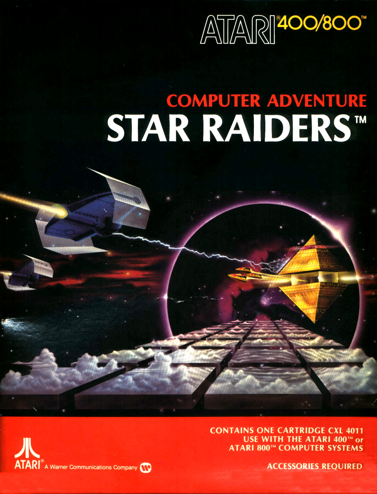 vgjunk:  Star Raiders, Atari 400 / 800.