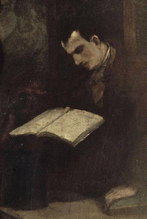 la-princesse-de-cleves:  Gustave Courbet, détail de “L’Atelier du peintre” 