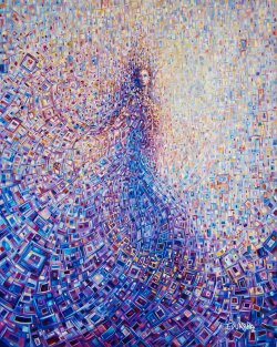 raynaalrub:  abstraire:  Eduardo Rodríguez Calzado - The Moment Chaos Stopped, 2012 Oil on canvas. 39 in. X 31 in.  Oh. 