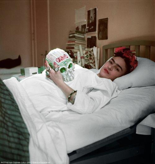 Frida Kahlo, Mexico City British Hospital, 1951.