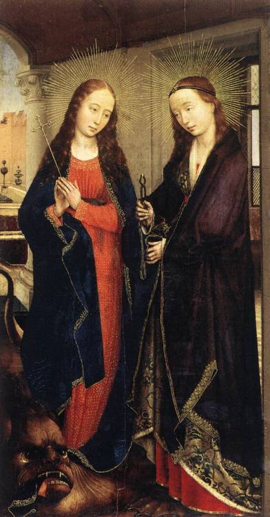 Saints Margaret and Apollonia, 1450, Rogier Van Der Weyden