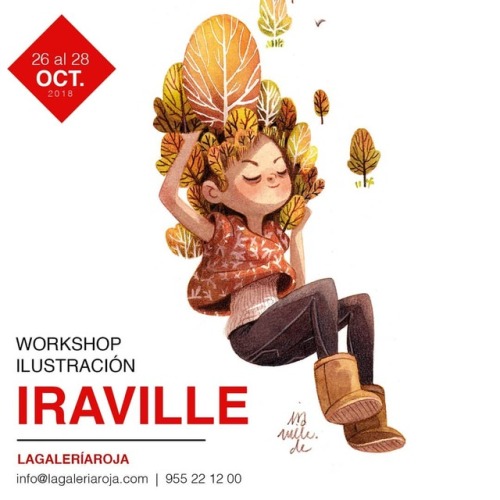 Hello dear followers, I&rsquo;m happy to anounce my second illustration workshop in seville at @laga