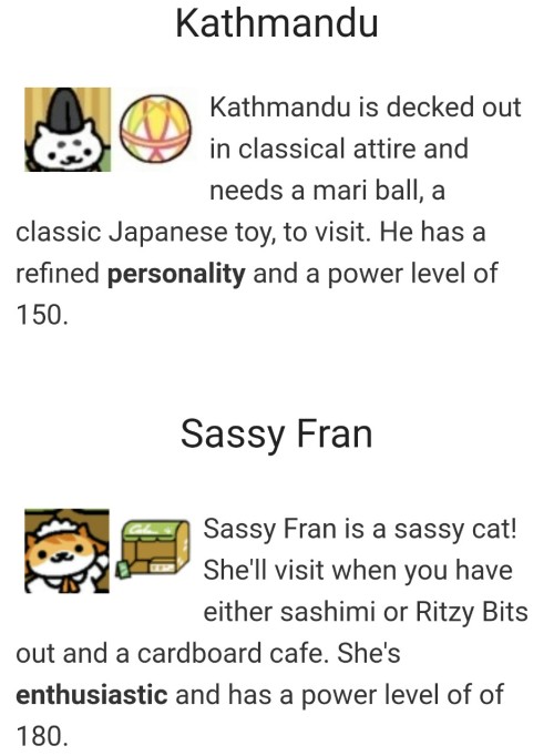 respect-tubbs:  laaaaavender:  How to Attract Rare Cats!  (http://www.gameskinny.com/q4l2q/neko-atsume-rare-cats-guide-collect-those-cats)  !!!!! 