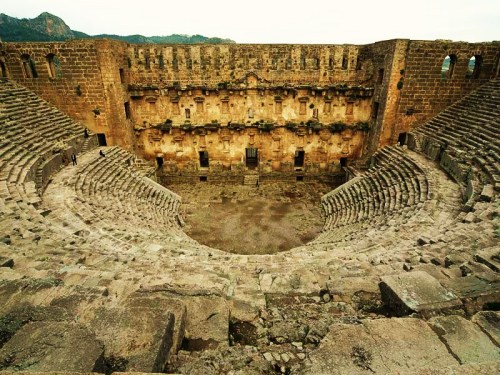 last-of-the-romans:The Roman theatre in Aspendos 