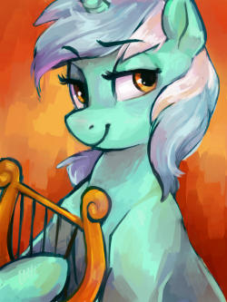 projectrobert:  artbybronies:  Lyra Heartstrings