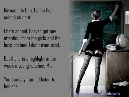 fetishist-dani: caption story - the reluctant student This is the prologue of my first caption story