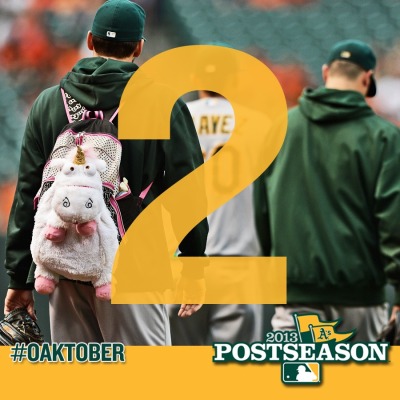 oaklandathletics:
“ Two!
”
Yes and tomorrow could be the day! LET’S GO OAKLAND!!!!