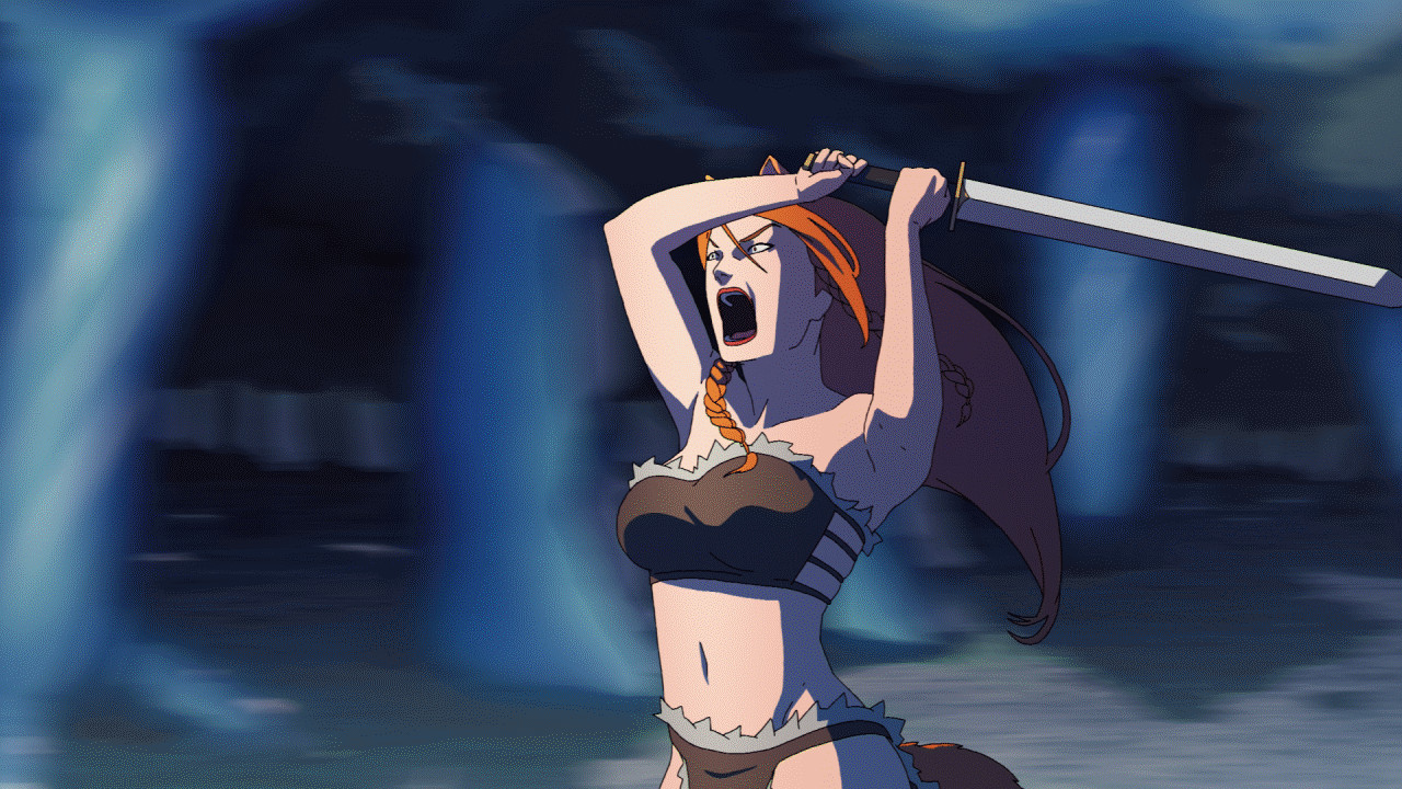 This animation is AMAZING!“Animation Carlotta Final Fight” by fradarlin, commissioned