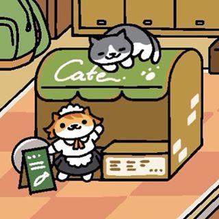 just finished my first #pomodoro and here&rsquo;s my reward #nekoatsume #sassyfran