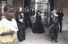 horrorpunk:  When you walk into the wrong club.