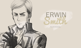 ackersoul: » Shingeki no Kyojin • one gifset per character « Erwin Smith「 