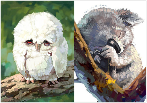 fuckyeahchinesefashion:  Art by Chinese illustrator 雪娃娃 Xue Wawa. Super cute.