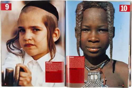 anekatips:clonist:Hair, Colors Magazine. (October 1997) for some reason this kid
