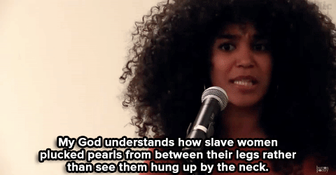 daddys-chaton-noir:  lady0fwonder: justwhitefeminismthings:  micdotcom:  Watch: Poet Elizabeth Acevedo nails the hypocrisy of anti-choice advocates.     This headline is a little too simplistic. It isn’t just about the hypocrisy of anti-choice advocates,