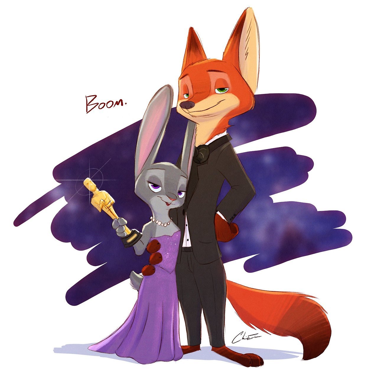pointedfox:Oscar get. &lt;3