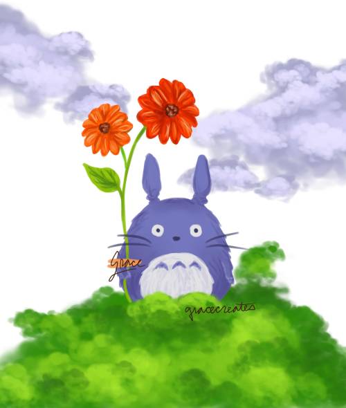 DO NOT REPOST (All likes/reblogs/comments are greatly appreciated, thank you!)Totoro on a tree top!