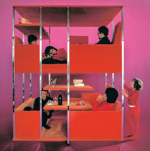 mangodebango:Multifunctional Life Unit by Verner Panton, 1966.