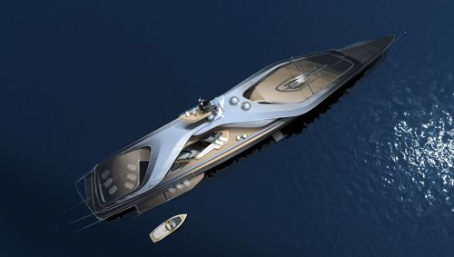 moneyisnobject:Project “Kairos”Designed by Oceanco, Pininfarina and Lateral 