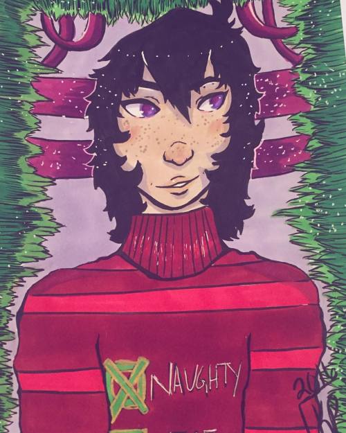 intense-memeroni:Finished Keith piece!! He’s been naughty this year.. #keithkogane #voltronleg