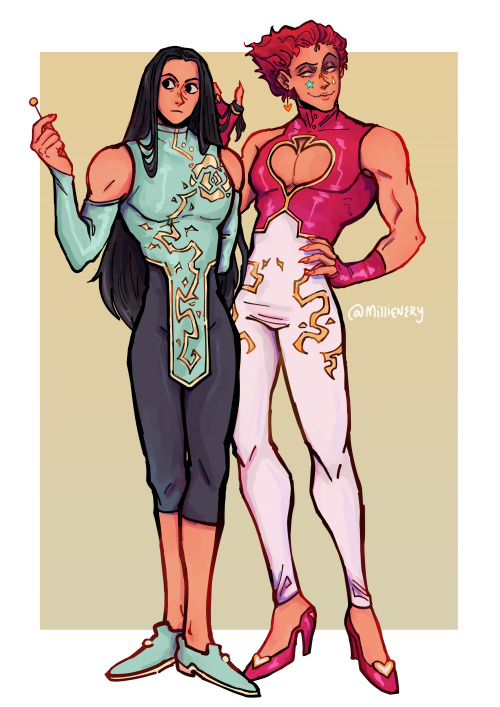 Hisoillu in some cool outfits by pen.lilixeesketche 