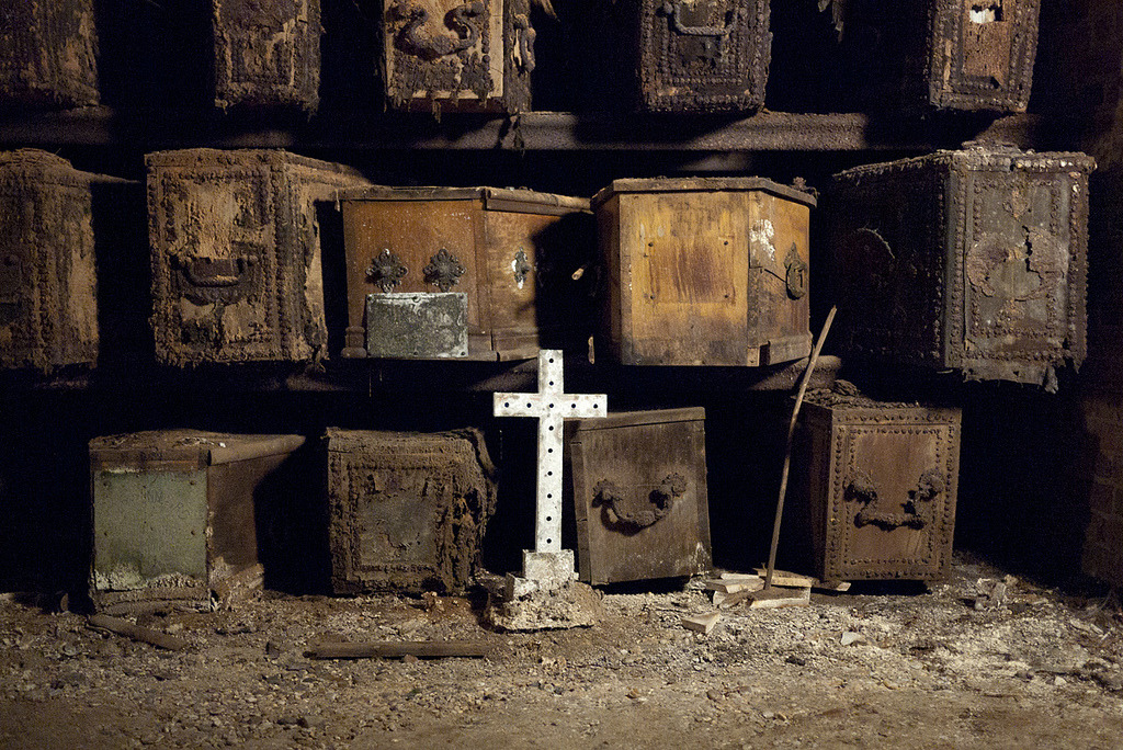 destroyed-and-abandoned: West Norwood Victorian Cemetery Catacombs. London, England.