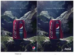 tom-sits-like-a-whore:  Yo, Pepsi fired some shots, but Coca Cola fucking bazooka’d them back. 