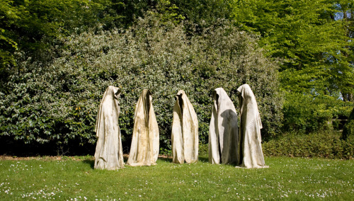 Kielnhofer, Manfred. Timeguards. 2009. Cass Sculpture Foundation, Goodwood near ChichesterGypsum and