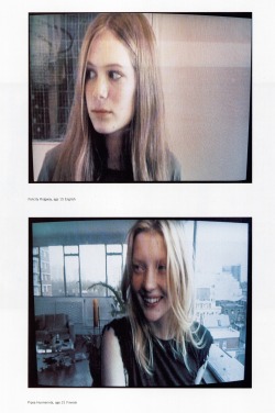 dazedarchives:  Dazed &amp; Confused, December 1999/January 2000“Girls on Film”Felicity &amp; Pippa by Corinne Day