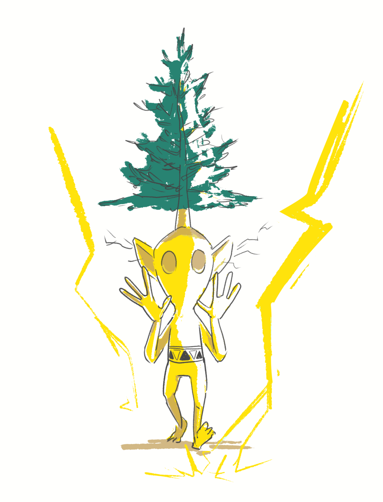 jasonlupas:More Pikmin gods. Part of my Pikment series imagining Pikmin as grown