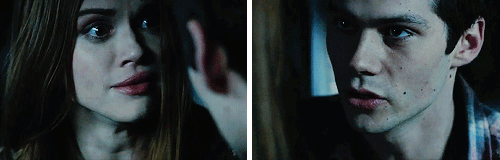 yeahstydia:  Stydia   staring at each other through the seasons 