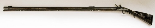 Contemporary made flintlock long rifle crafted by Frank Bartlett.  Featured at the 2011 Contemporary