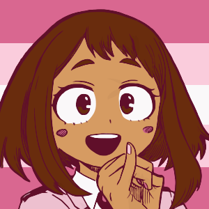 cherry blossom bi/trans ochako icons! pls like/rb if using!happy bday ochako!