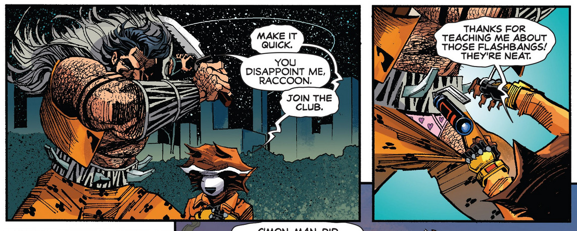 Now we get a peek of Kraven&rsquo;s undies in that comic (#5, which is the last