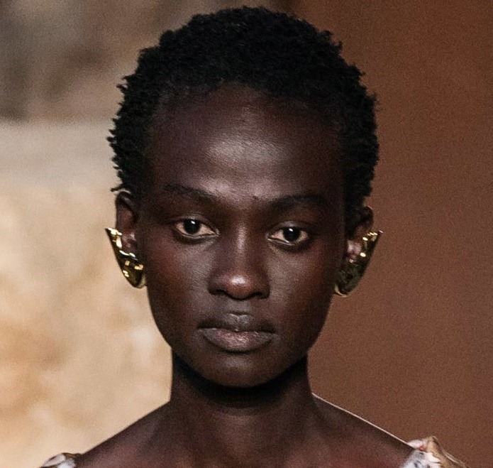 pocmodels: Dotain Yeshitela , Kimberly Gelabert &amp; Aliet Sarah at Lanvin FW