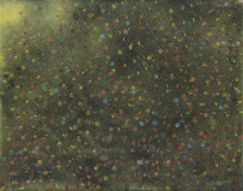 Howardena Pindell, Untitled, 1970Pencil, acrylic and colored pencils on graph paper, 1970. 445x562 m