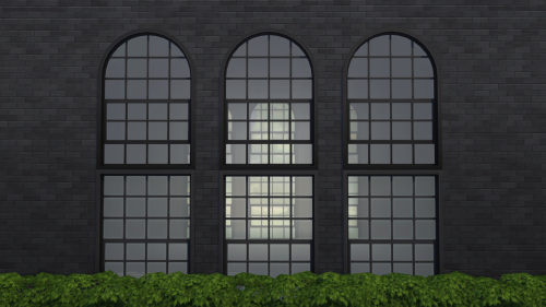 illogicalsims: Industrial Arched WindowI wanted the window from the Industrial Loft Kit promotional 