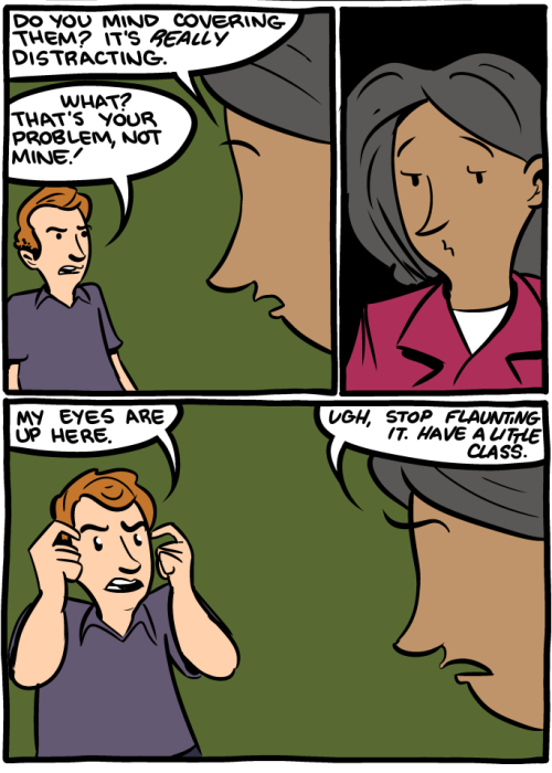 THE FEMALE GAZEFrom Saturday Morning Breakfast Serial